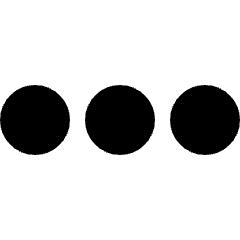 Menu More Horizontal Icon from Nova Solid Set