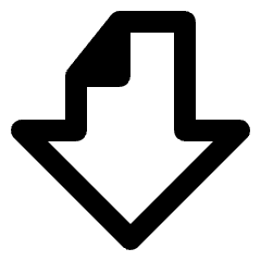 Navigation Down 1 Icon from Nova Line Set