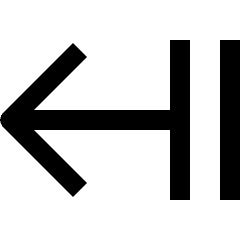 Navigation Left 4 Icon from Nova Solid Set