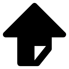 Navigation Up 1 Icon from Nova Solid Set