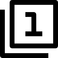 Paginate Filter 1 Icon from Nova Line Icons Set