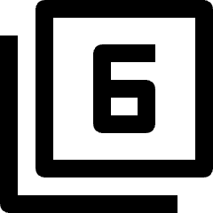 Paginate Filter 6 Icon from Nova Line Icons Set