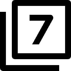 Paginate Filter 7 Icon from Nova Line Icons Set