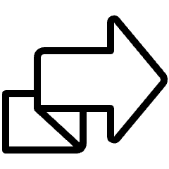 Arrow Zigzag Right Icon from Ultimate Light Set