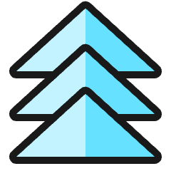 Navigation Arrows Up Icon from Ultimate Colors Set