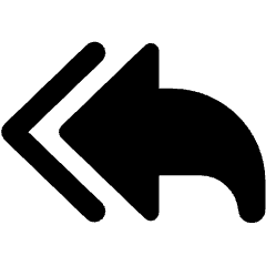 Navigation Direction Left Forward Icon from Ultimate Bold Set