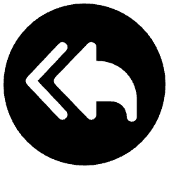Navigation Direction Left Forward Circle Icon from Ultimate Bold Set