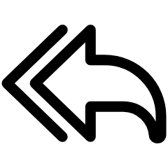 Navigation Direction Left Forward Icon from Ultimate Regular Set