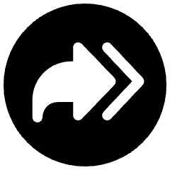 Navigation Direction Right Forward Circle Icon from Ultimate Bold Set
