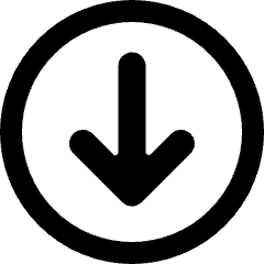 Navigation Down Circle Alternate Icon from Ultimate Bold Set