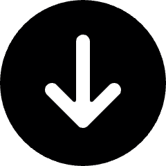 Navigation Down Circle Icon from Ultimate Bold Set