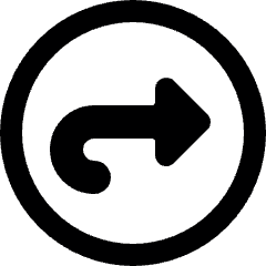 Navigation Right Circle 1 Alternate Icon from Ultimate Bold Set