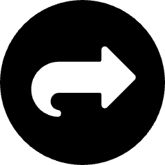 Navigation Right Circle 2 Icon from Ultimate Bold Set