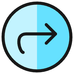 Navigation Right Circle Icon from Ultimate Colors Set