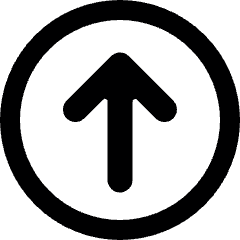 Navigation UP Circle Alternate Icon from Ultimate Bold Set