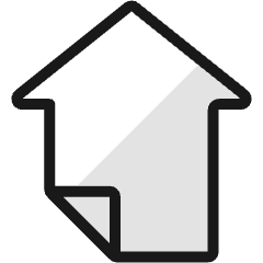 Navigation Up Icon from Ultimate Colors Set