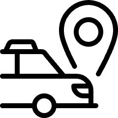 Navigation Car Pin Icon from Ultimate Light Set