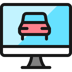 Navigation Monitor Icon from Ultimate Colors Set