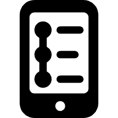 Navigation Smartphone Icon from Ultimate Bold Set