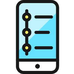 Navigation Smartphone Icon from Ultimate Colors Set