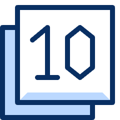 Filter 10 Icon from Cyber Duotone Set