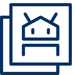 Filter Android Icon from Cyber Line Set