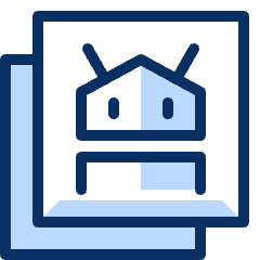 Filter Android Icon from Cyber Duotone Set