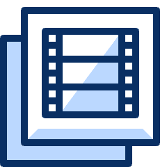 Filter Film Icon from Cyber Duotone Set