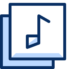 Filter Note Music Song Icon from Cyber Duotone Set