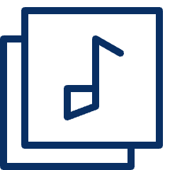 Filter Note Music Song Icon from Cyber Line Set