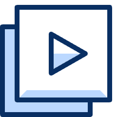 Filter Play Media Video Icon from Cyber Duotone Set