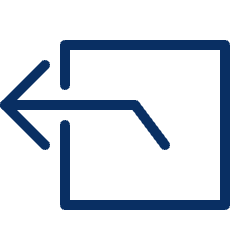 Navigation Back Previous Square Icon from Cyber Line Set