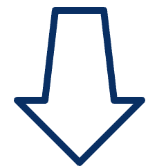 Navigation Down Arrow Icon from Cyber Line Set