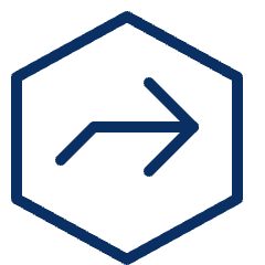 Navigation Next Hexagon 1 Icon from Cyber Line Set