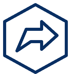 Navigation Next Hexagon 2 Icon from Cyber Line Set