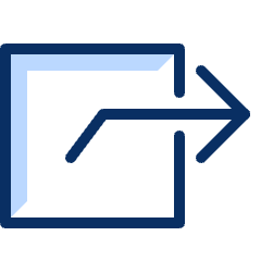 Navigation Next Square Icon from Cyber Duotone Set