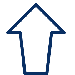 Navigation UP Arrow Icon from Cyber Line Set