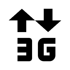 Smartphone Signal 3g Icon from Nova Solid Set
