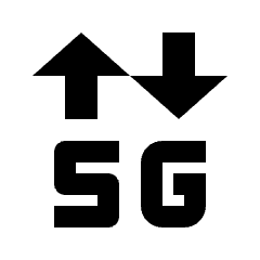 Smartphone Signal 5g Icon from Nova Line Set