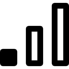 Smartphone Signal Bar Low Icon from Nova Line Set