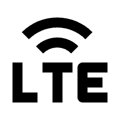 Smartphone Signal Lte Icon from Nova Solid Set