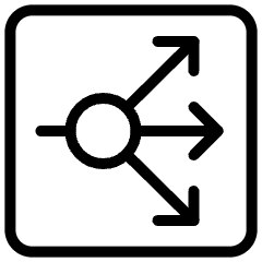 Gpon Splitter 2 Icon from Ultimate Light Set
