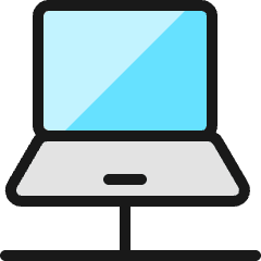 Laptop Icon from Ultimate Colors Set