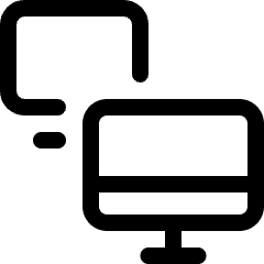 Monitor Transfer Icon from Ultimate Regular Set