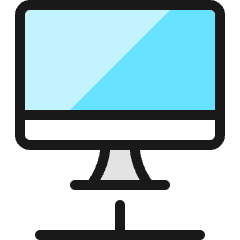 Monitor Icon from Ultimate Colors Set