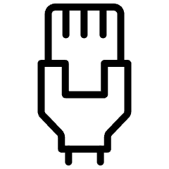 Rj45 Lan Cable Icon from Ultimate Light Set