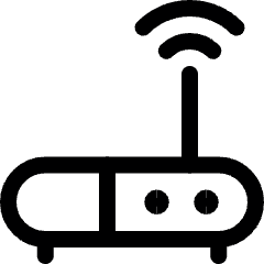 Router Signal 1 Icon from Ultimate Regular Set