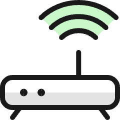 Router Signal 1 Icon from Ultimate Colors Set