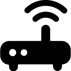 Router Signal 1 Icon from Ultimate Bold Set