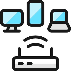 Router Signal Tech Icon from Ultimate Colors Set